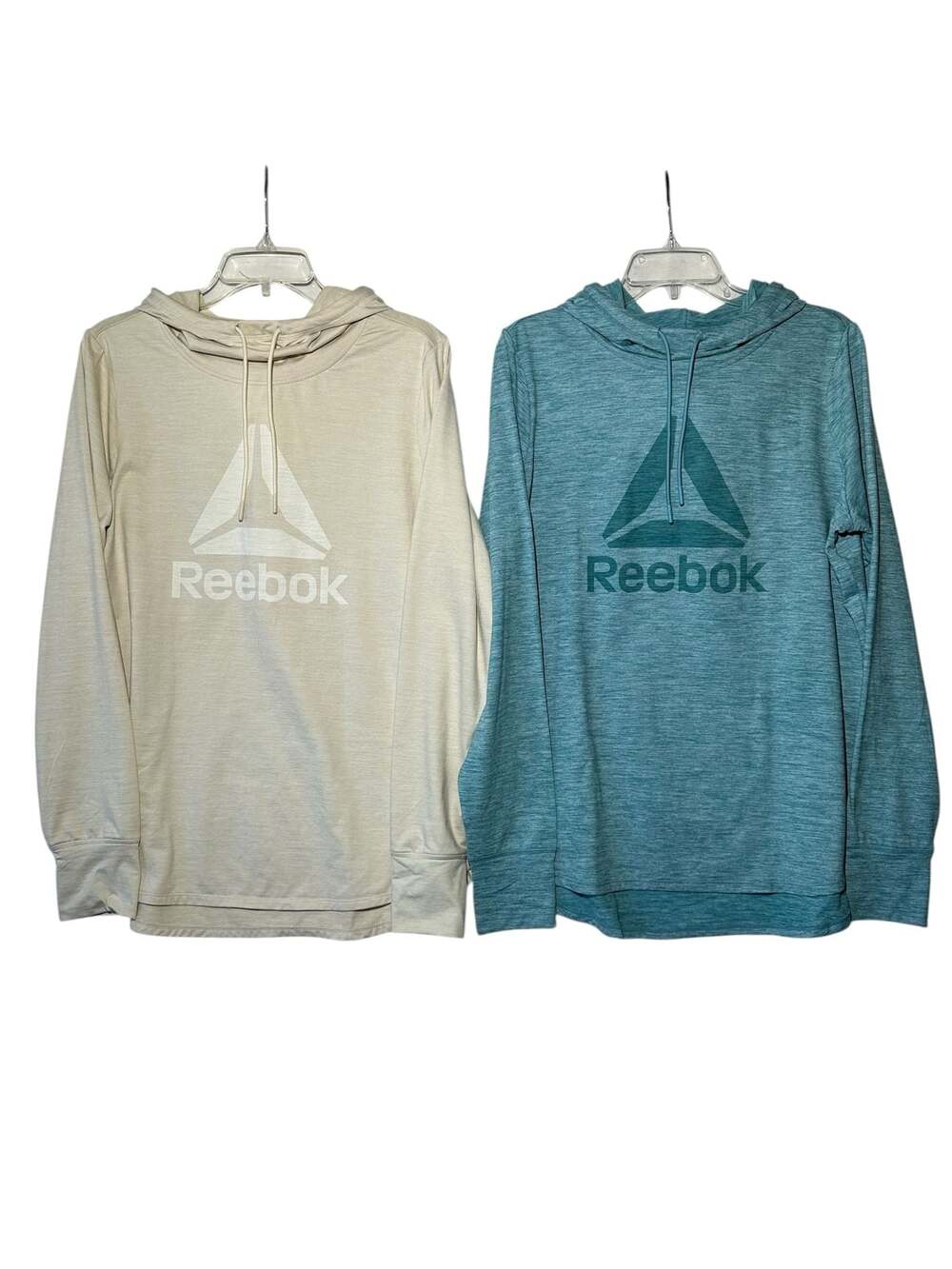 Two Reebok Women's Swift Performance Lightweight Pullover Hoodie, Size XL